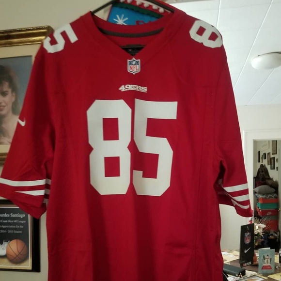 vernon davis 49ers jersey